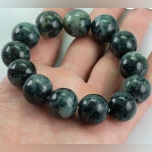 Natural Green Stone Bracelet